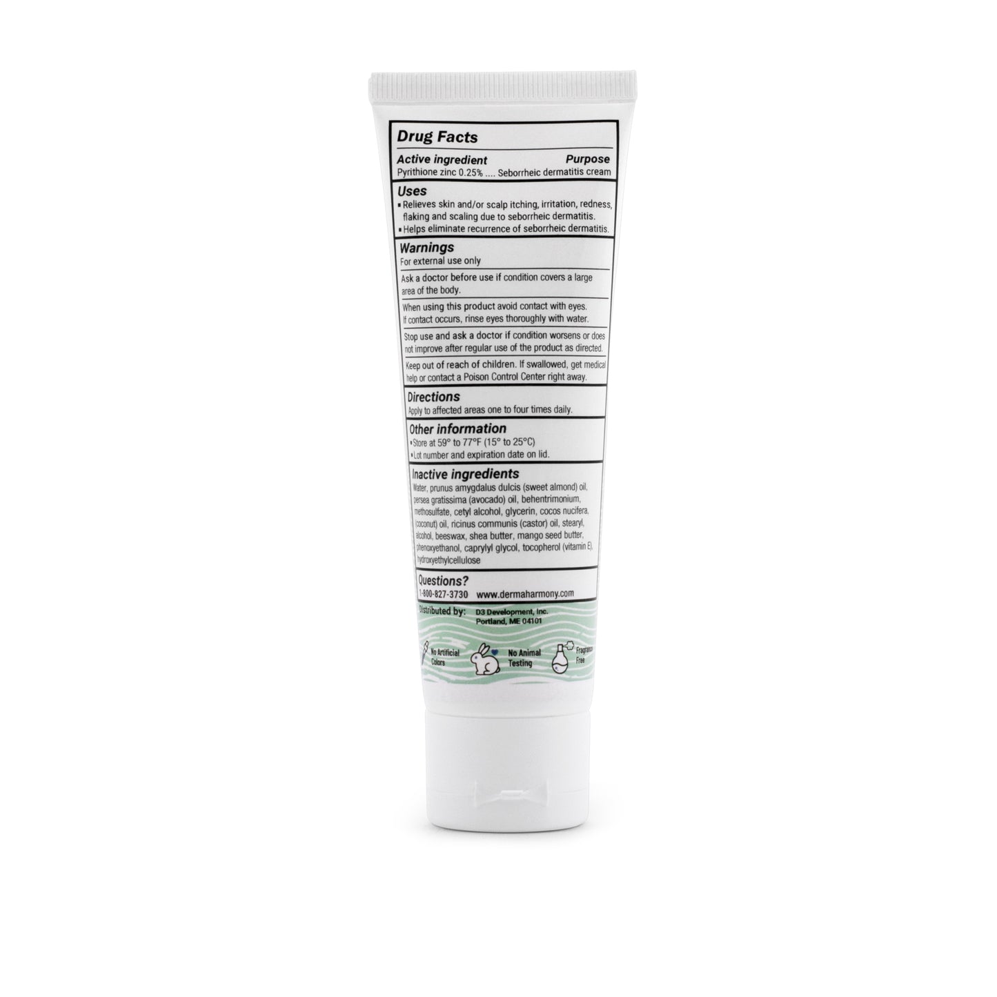 0.25% Pyrithione Zinc Seborrheic Dermatitis Cream