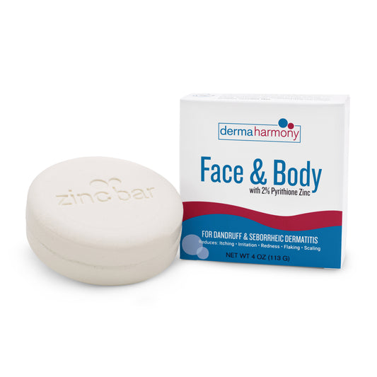 2% Zinc Pyrithione Face & Body Bar (non-soap)