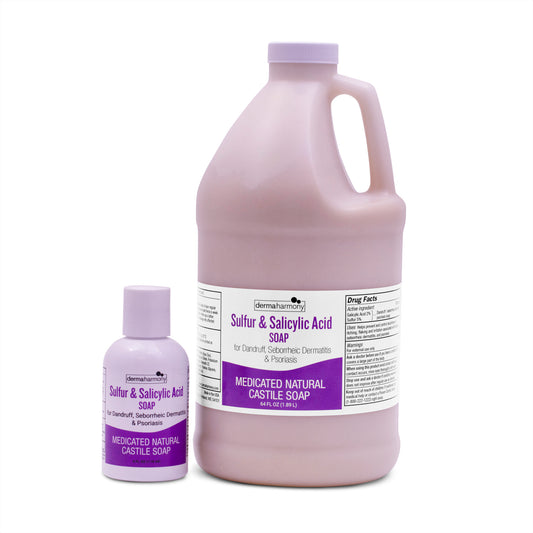 5% Sulfur & 2% Salicylic Acid Liquid Soap - Half Gallon